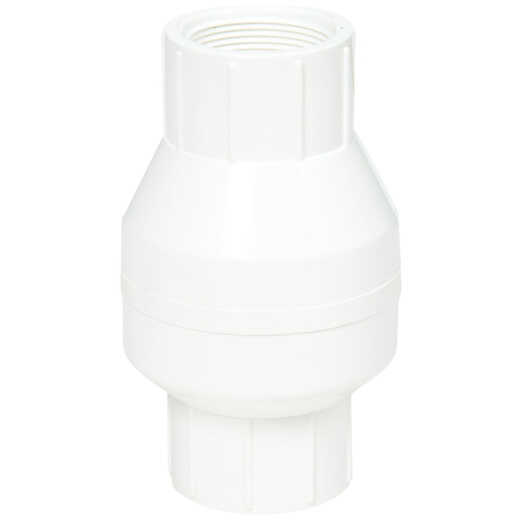 ProLine 1-1/2 In. PVC Schedule 40 Spring Loaded Check Valve