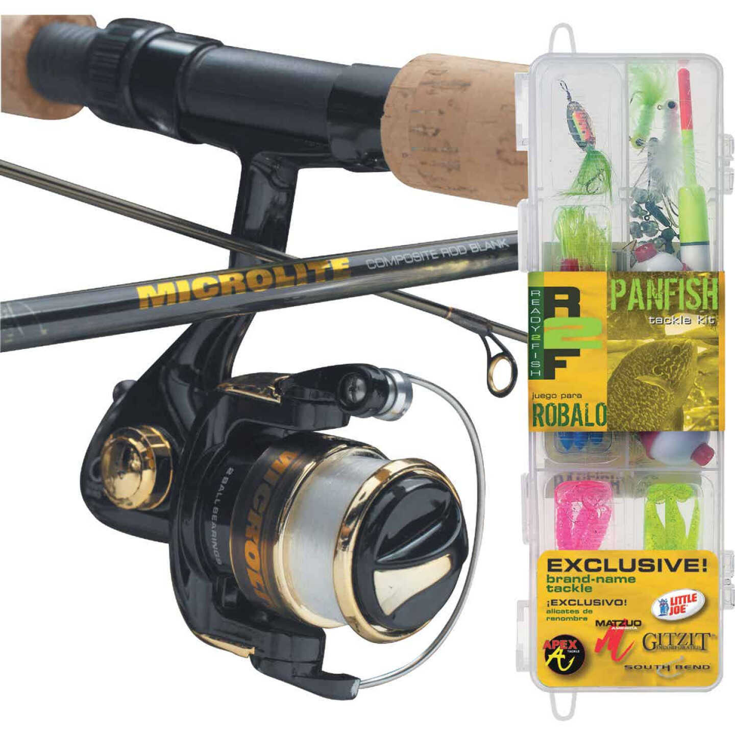 7 ft fishing rod and reel full set combo with fishing lure